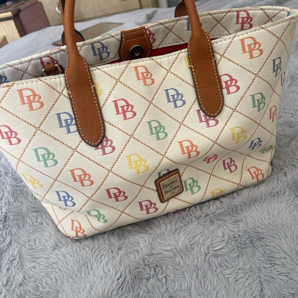 Dooney & Bourke Multicolor Logo Tote Bag